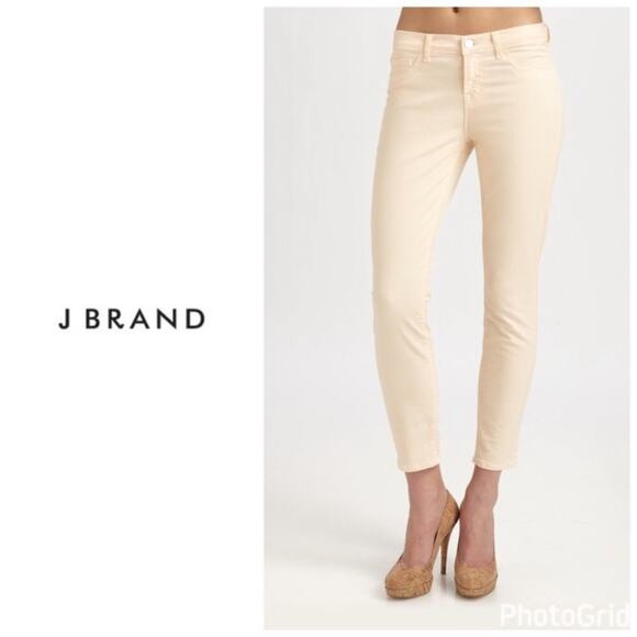 J Brand Sherbet Pink Skinny Jeans Size 29 | Colored Denim Ankle Pants - Picture 15 of 15